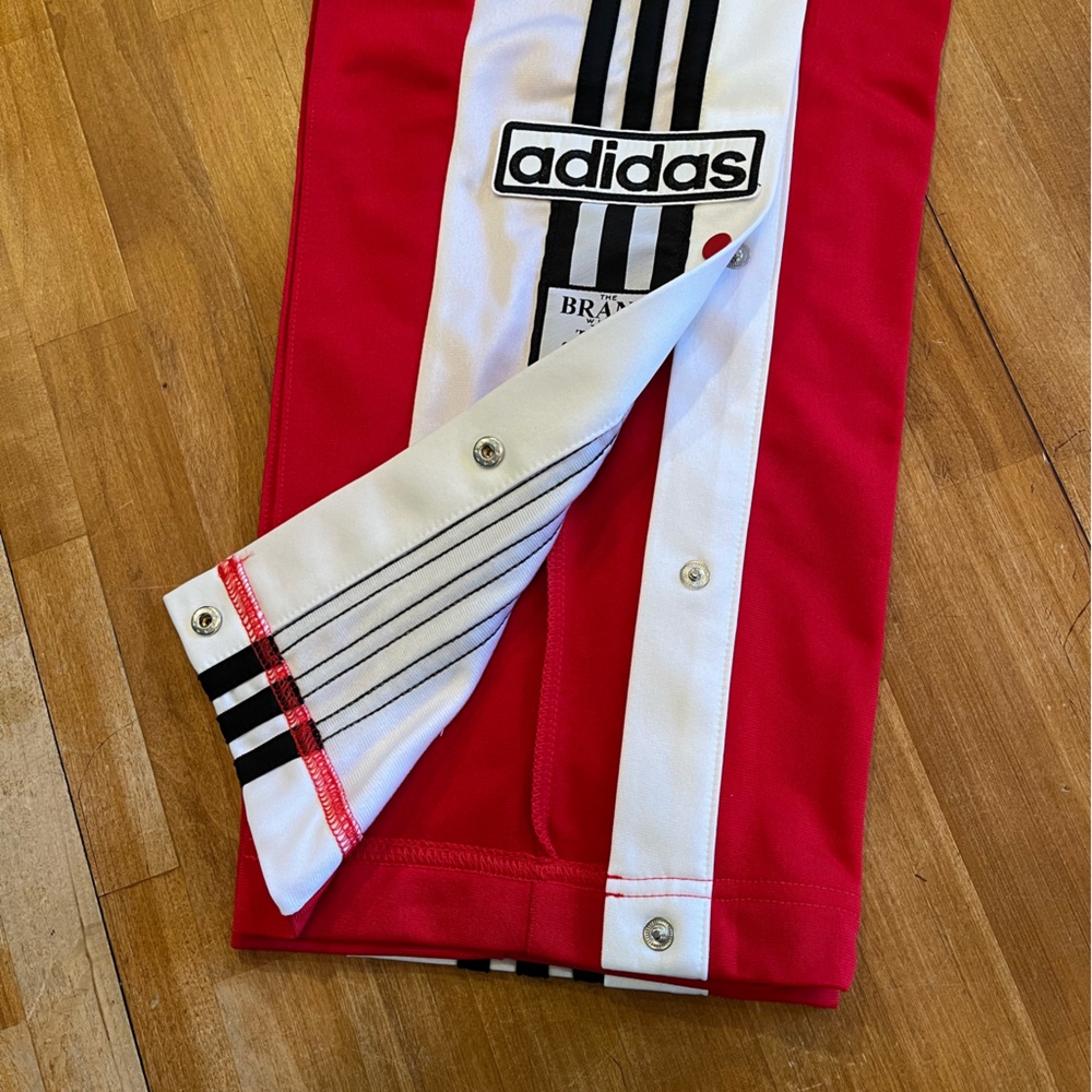 ADIDAS Women's Red / White Adibreak Pants - Picture 7 of 8